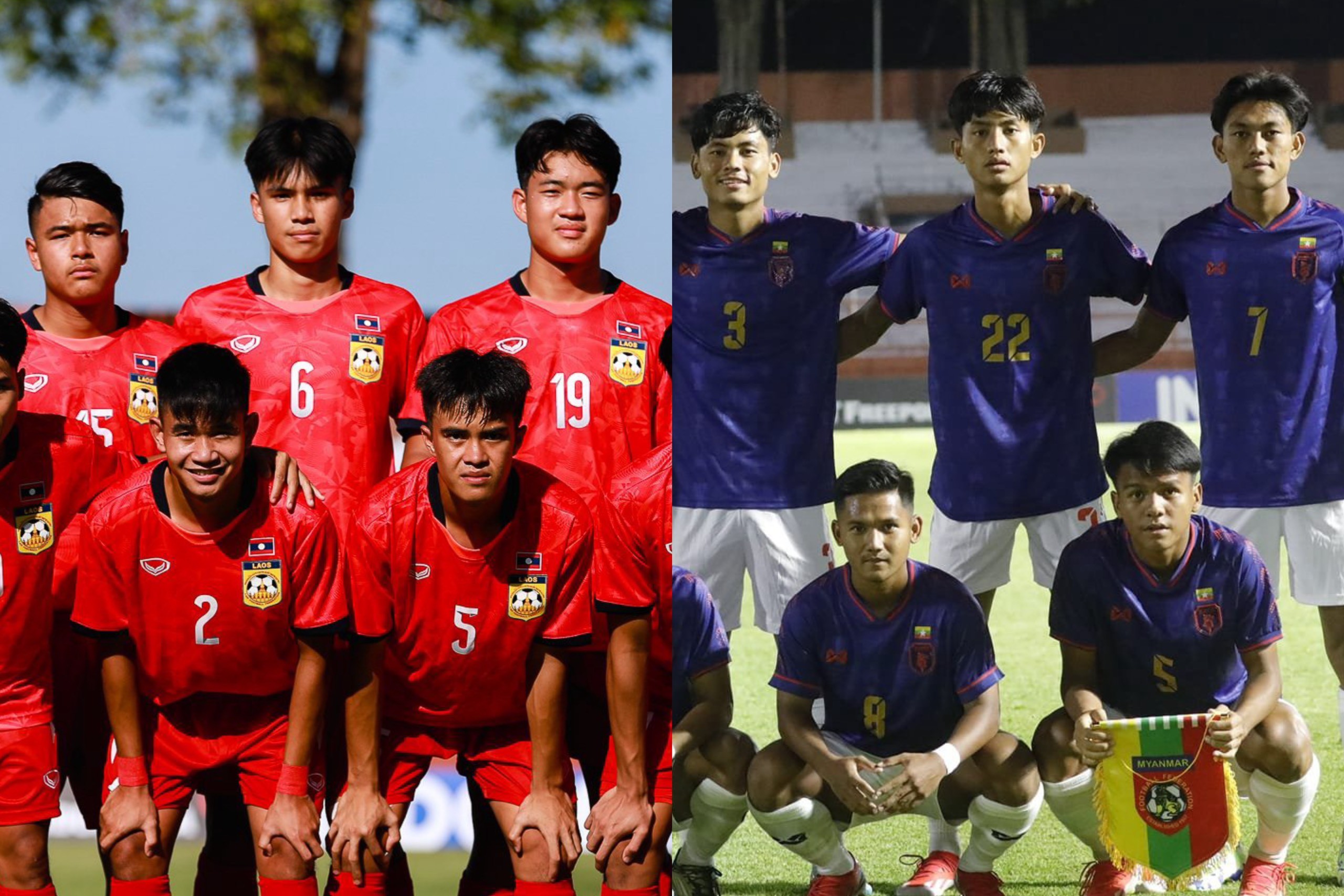 Nhận định U19 Lào vs U19 Myanmar 19h30 ngày 21/7 VCK U19 Đông Nam Á 2024